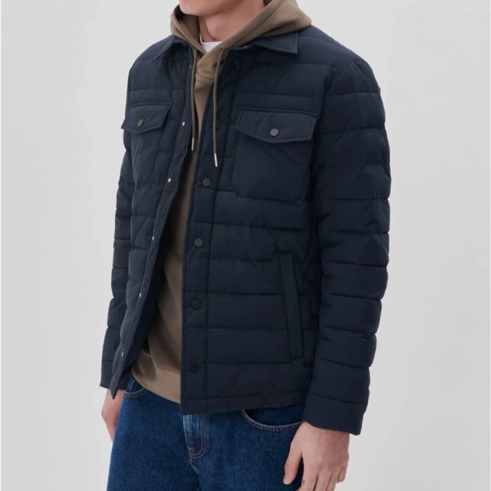 Matinique Clutch N Men Jacket Dark Navy Blue Puffer Size M